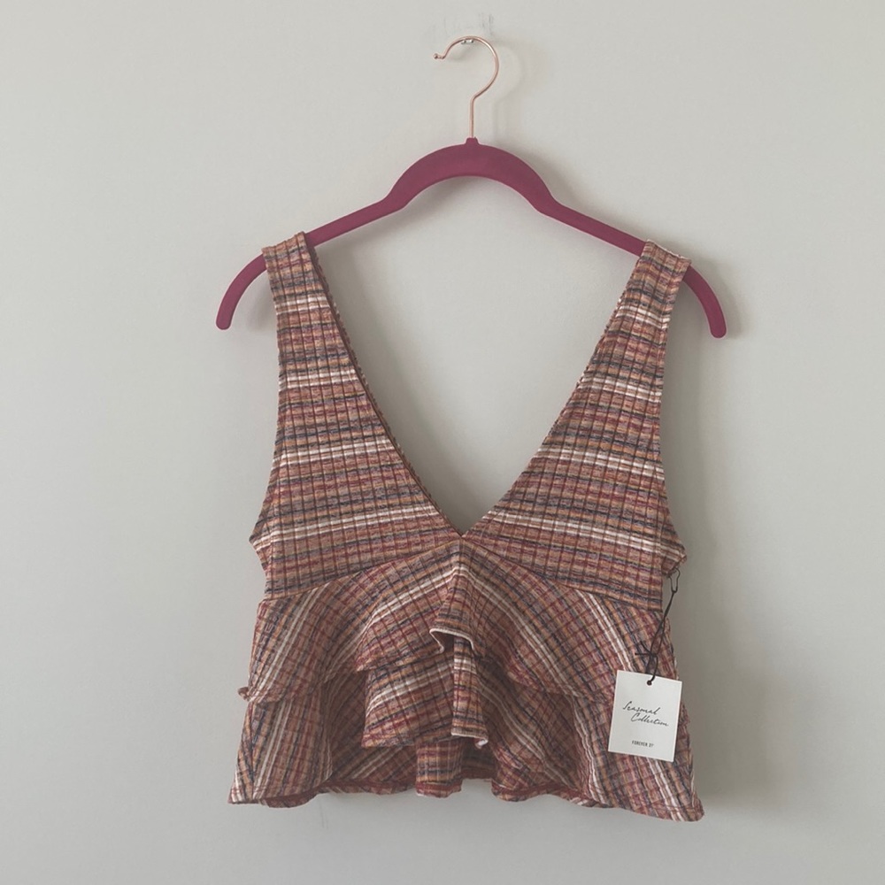 Forever 21 Seasonal Collection Knit Crop Top
